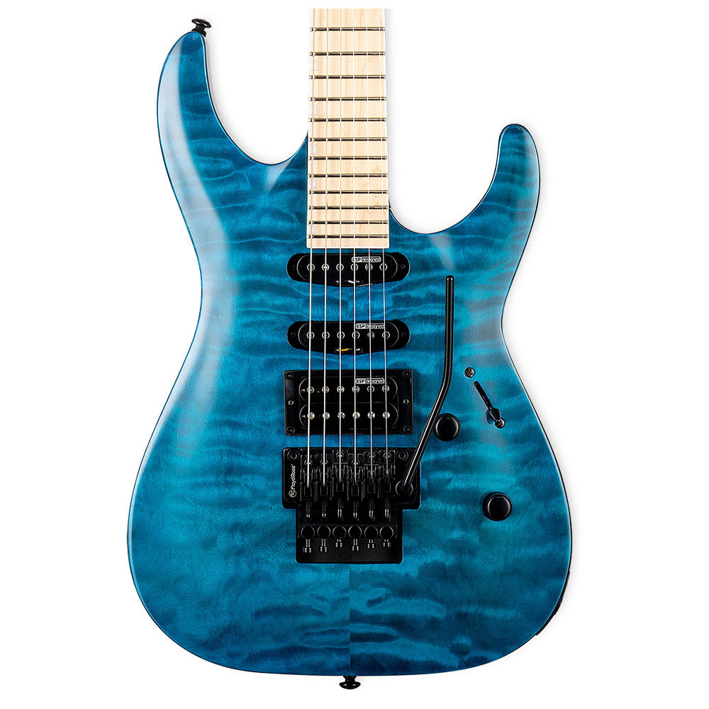 LTD MH-203 QM See Thru Blue Guitarra Eléctrica LMH203QMSTB