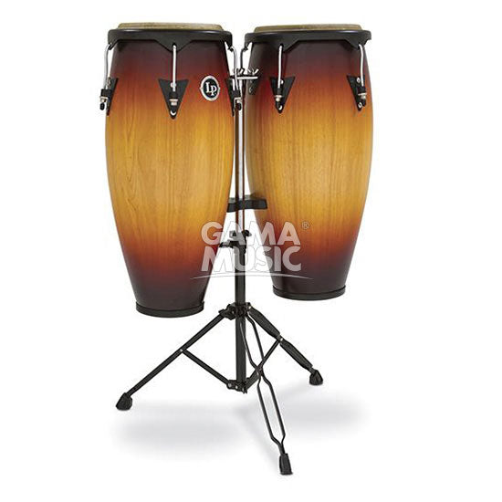 Congas 10 & 11in Vintage Sunburst con stand LP646NYVSB