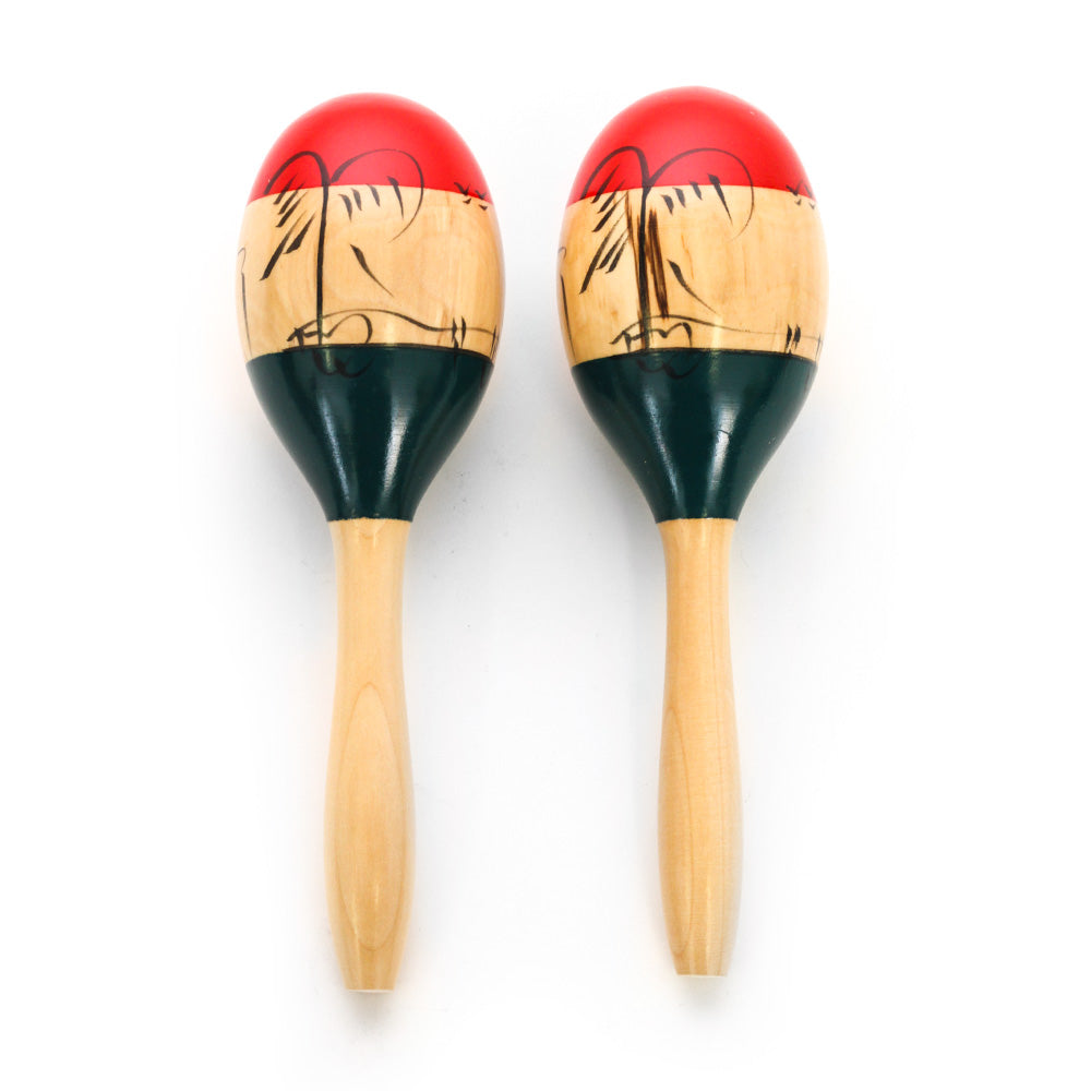 Maracas Solaris M1. De Madera Estilo Mexicano