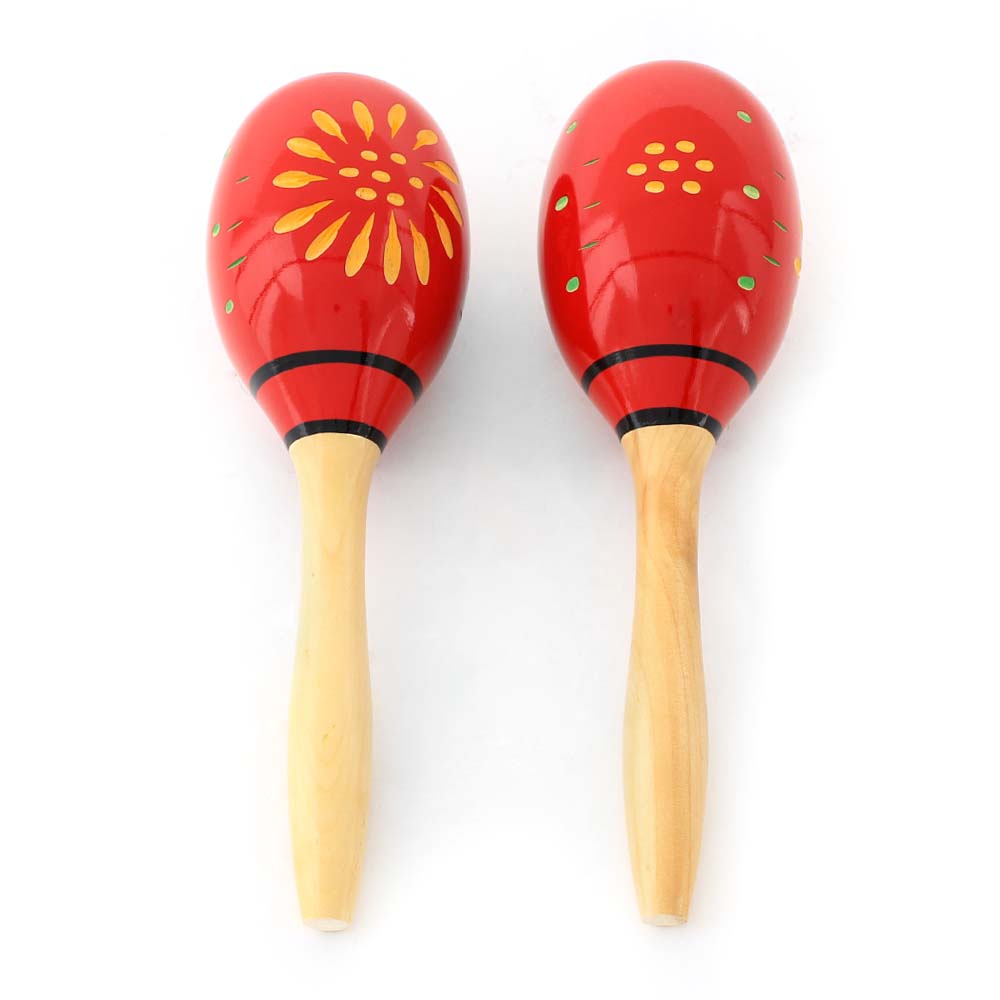 Maracas Solaris M22 De 9in Peace Color Rojo