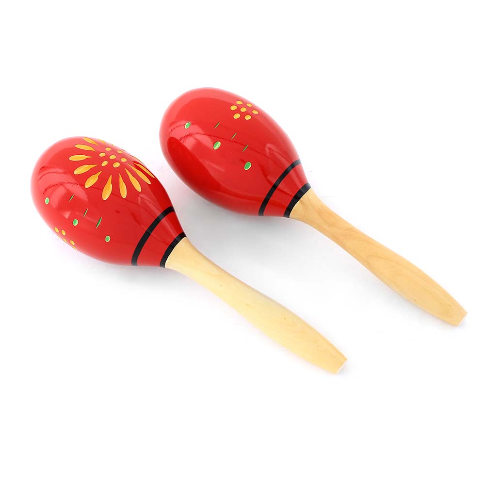 Maracas Solaris M22 De 9in Peace Color Rojo