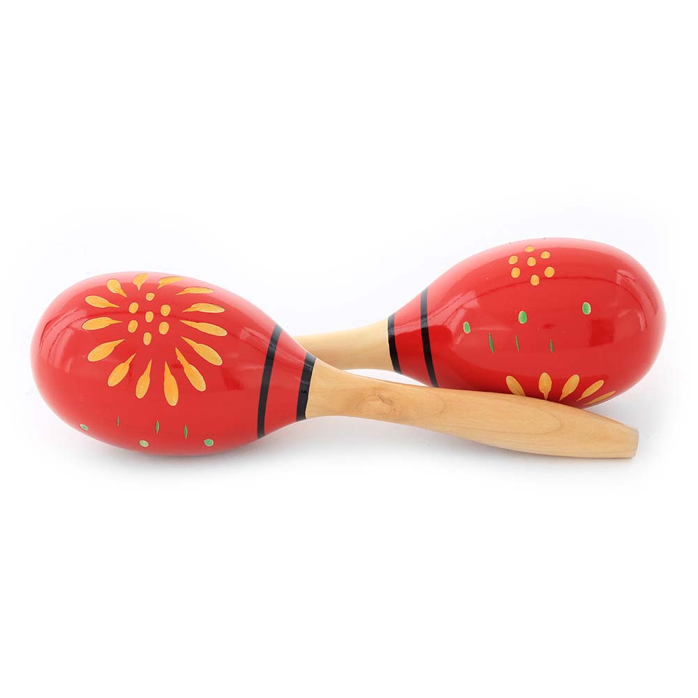 Maracas Solaris M22 De 9in Peace Color Rojo