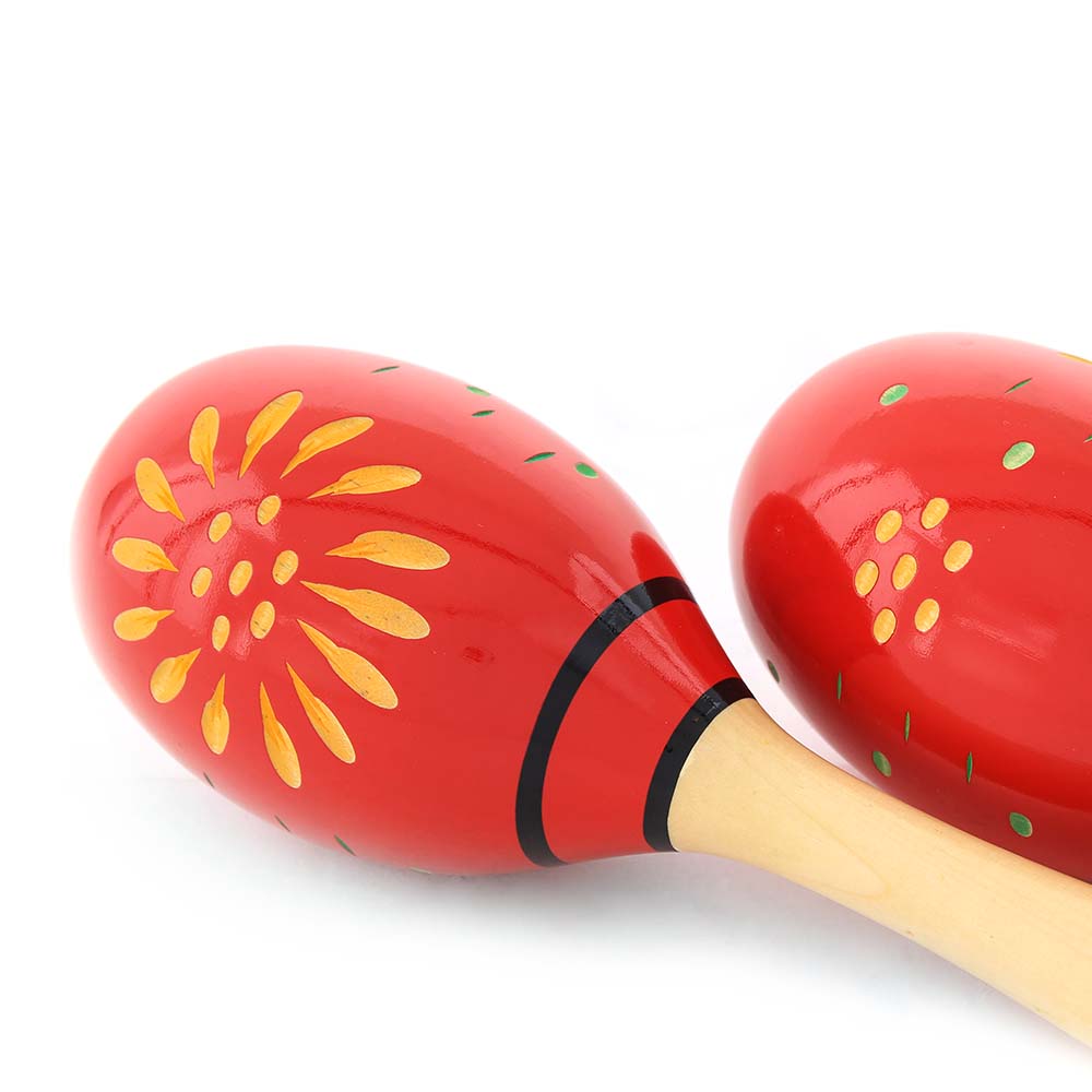 Maracas Solaris M22 De 9in Peace Color Rojo