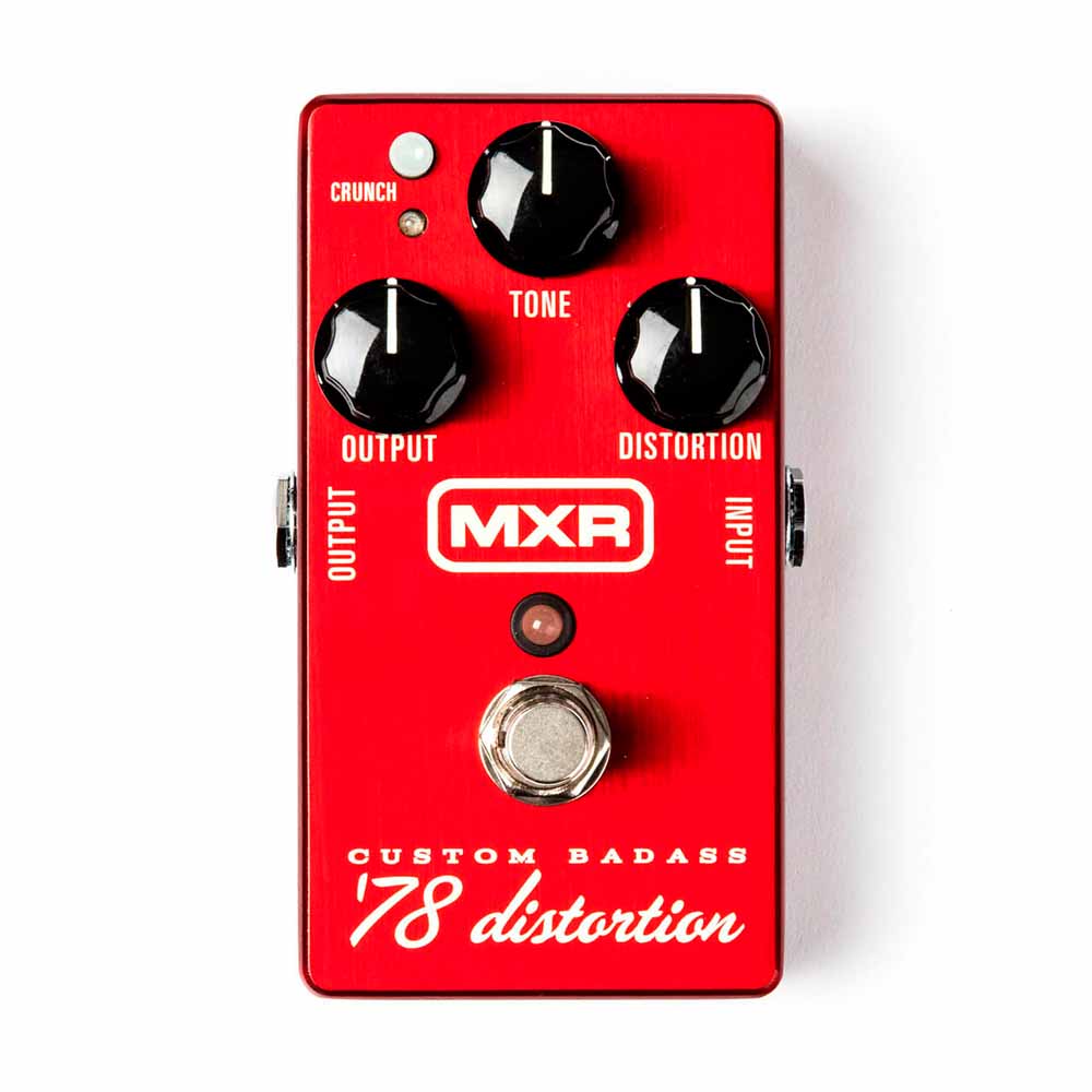 Pedal de efecto Distortion MXR Custom Badass 78 Distortion DUNLOP M78