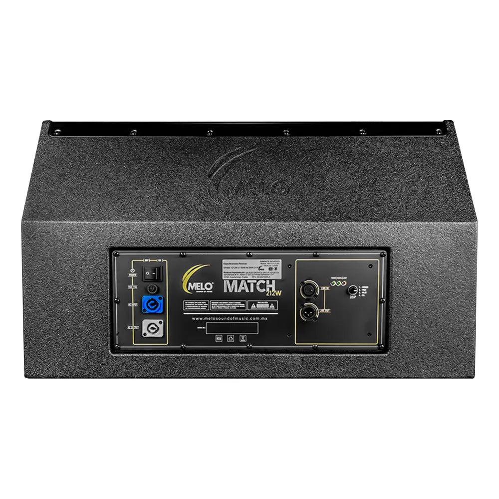 Melo MATCH212W Bafle Activo 2X12" + 1X2", 1500W RMS