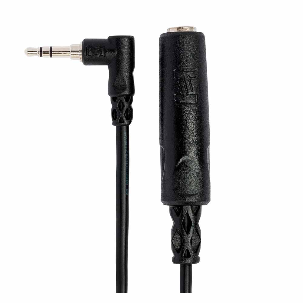 Adaptador para Auriculares Hosa Mhe1005 1/4 In Trs Angulo Recto 3.5Mm 6In MHE1005