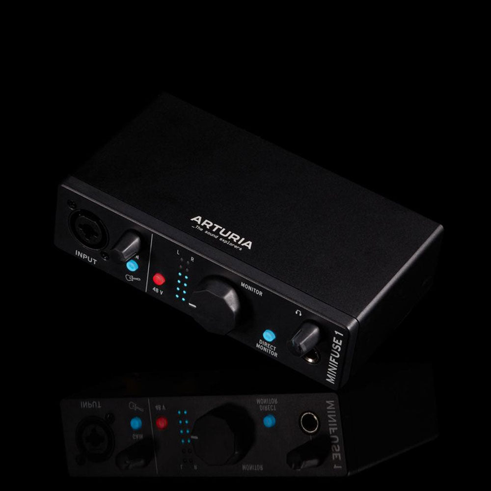 Arturia Minifuse1 Blk Usb Black Interface MINIFUSE1BLK