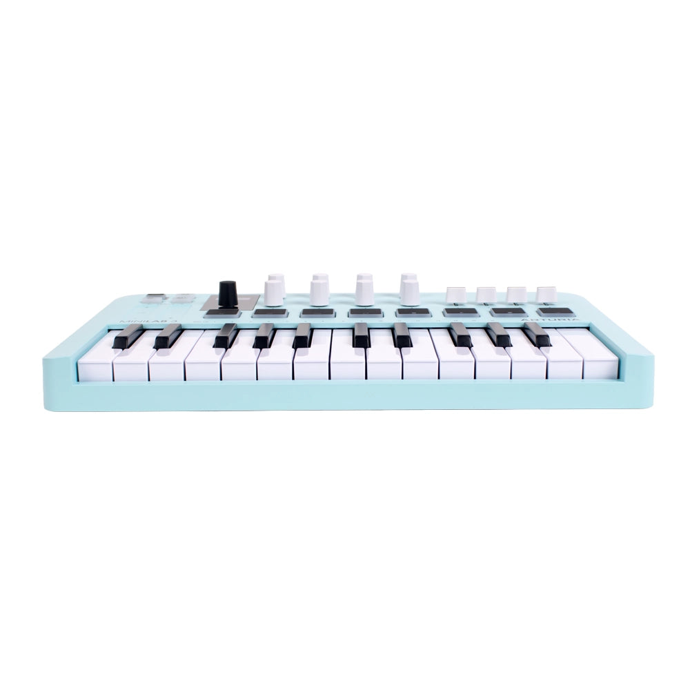 Arturia MINILAB3AQ Controlador de Teclado MIDI USB de 25 Teclas Aguamarina