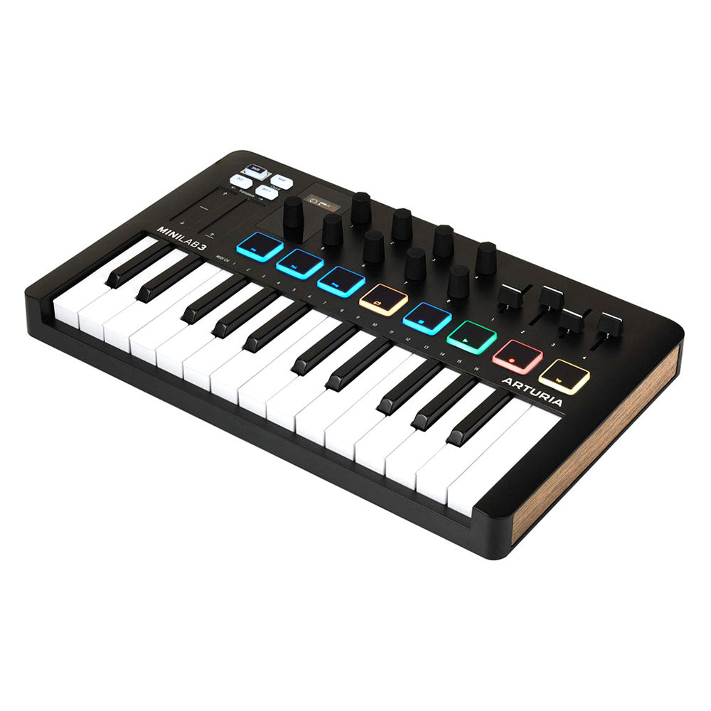 Arturia Minilab3 Blk Midi Usb 25 Teclas Deep Black Controlador Midi MINILAB3BLK