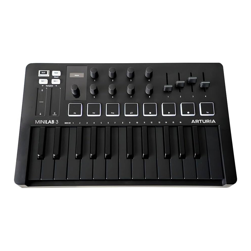 Arturia Minilab3 Deep Black Midi Usb 25 Teclas Controlador Midi MINILAB3DEEPBLK