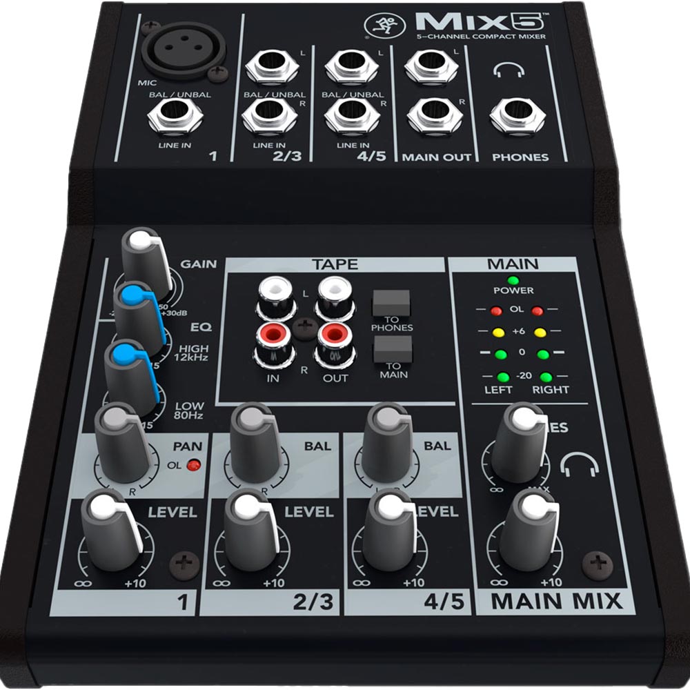 Mezcladora Digital Compacta 5 Canales MACKIE MIX5