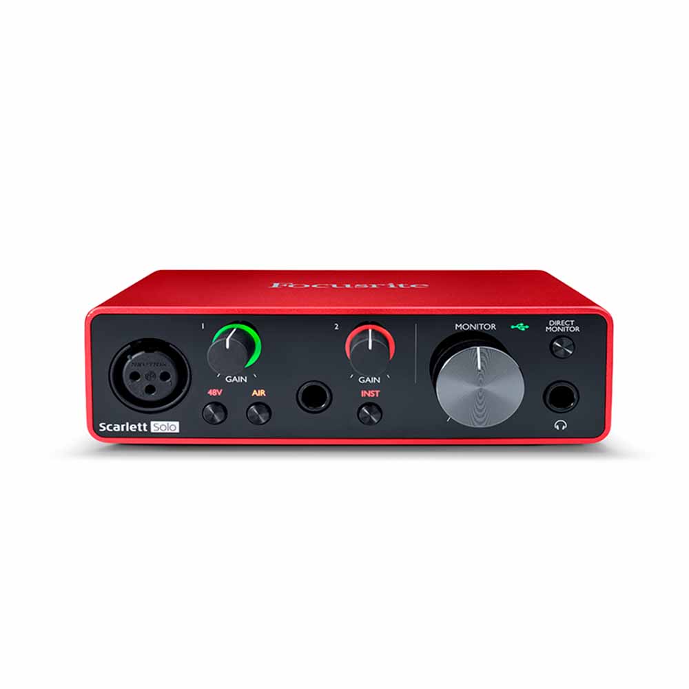 Interface Audio Focusrite Scarlett Generación 3rd Solo MOSC0024