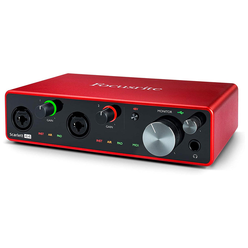 Interface audio Focusrite MOSC0026 Scarlett 4I4 Generación 3