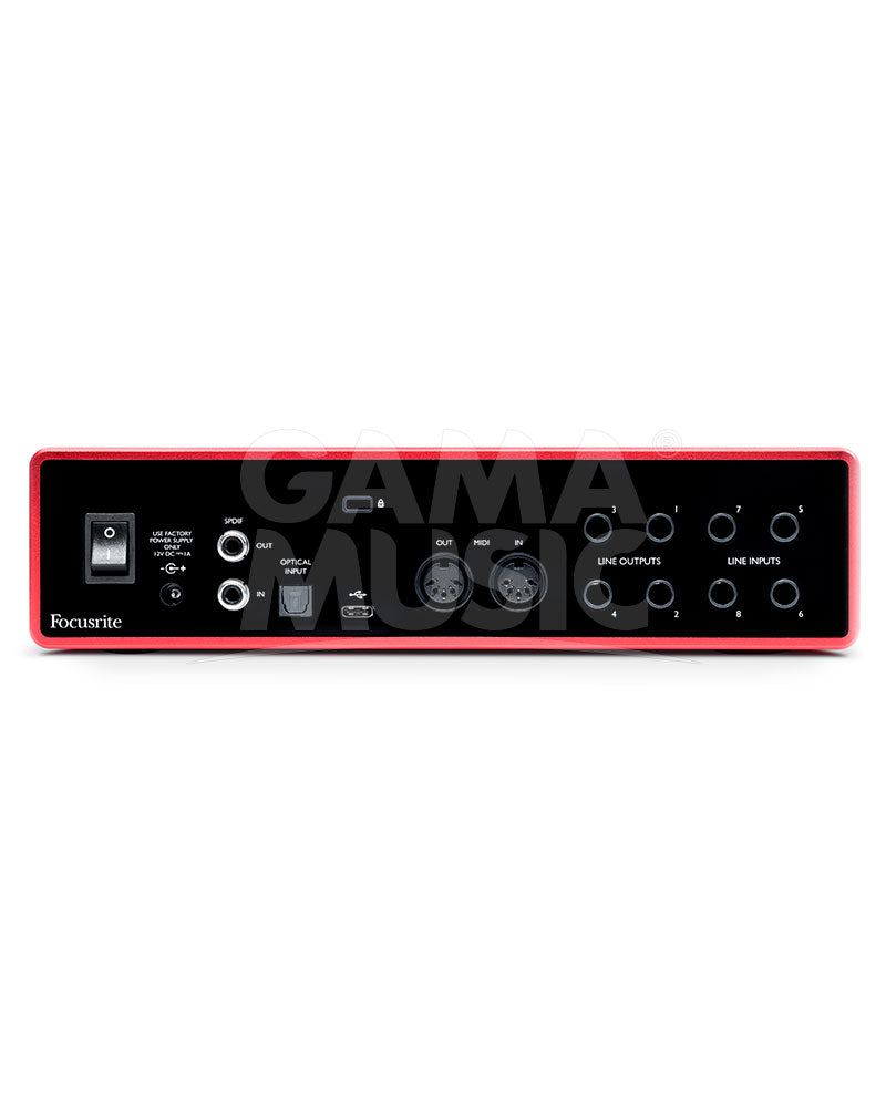 Interface Audio Focusrite 18I8 MOSC0028