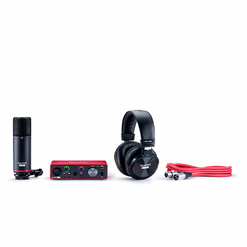 Interface Audio Focusrite MOSC0030 Scarlett Solo Studio con Accesorios