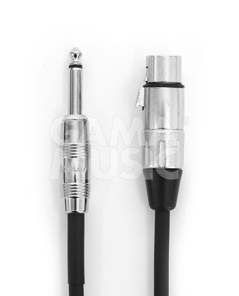 Cable Micrófono Solaris Mpc282pn 3m Bk Can He-Plug 1/4 MPC282PN3MBK