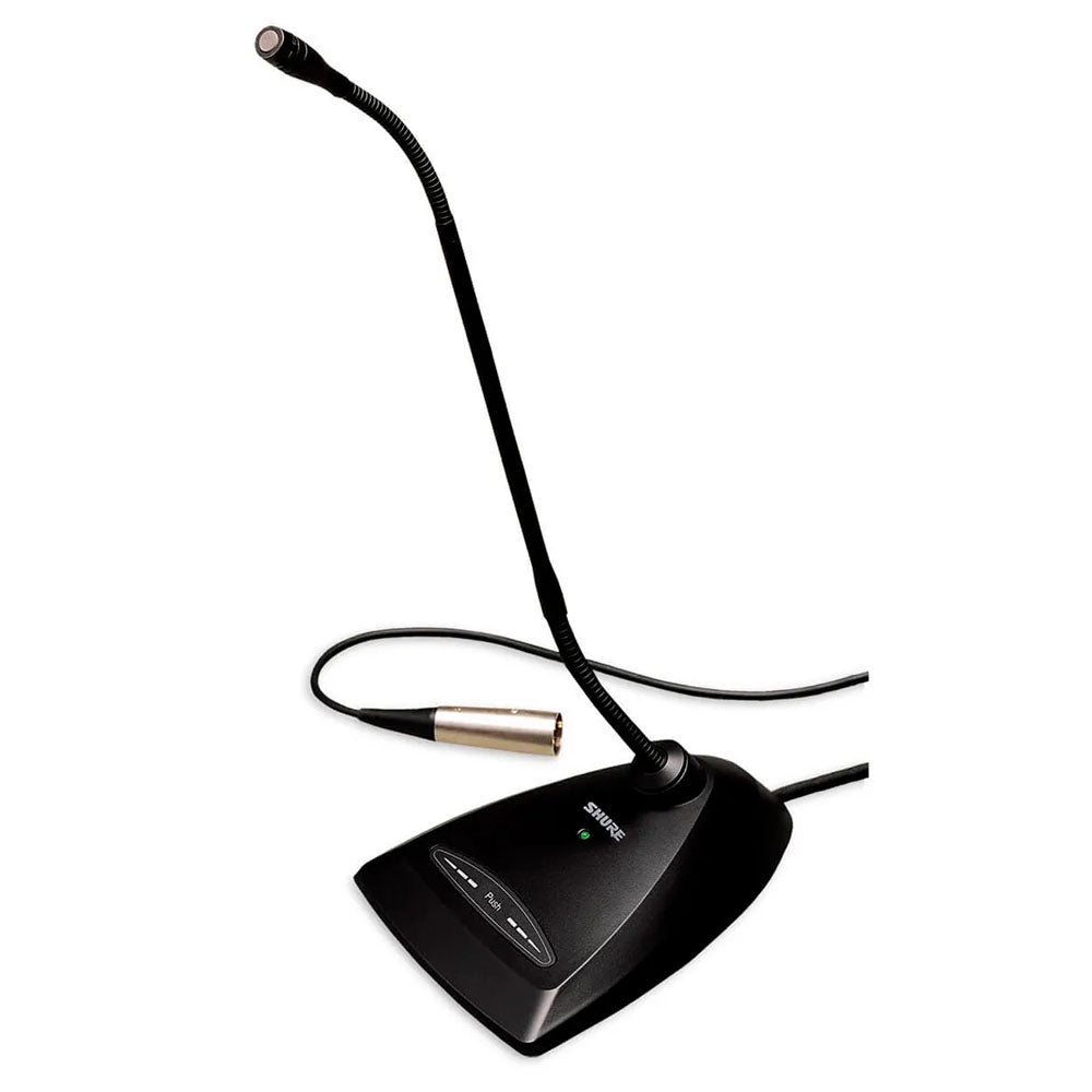 Micrófono Shure Mx418ds Cuello De Ganso 18 Con Base Alámbrica De Mesa MX418DS
