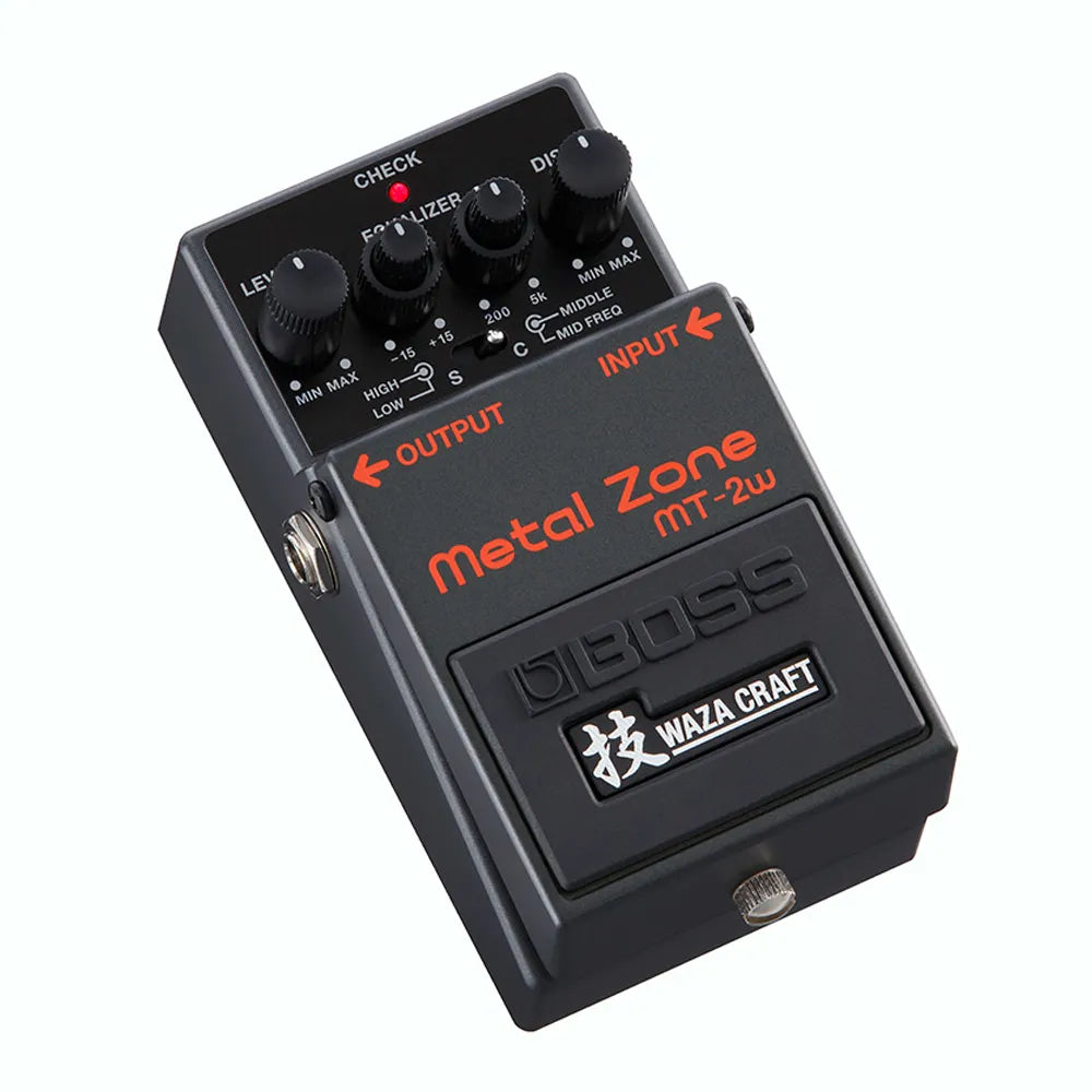 Boss Mt2W Pedal Efectos Metal Zone Waza Craft