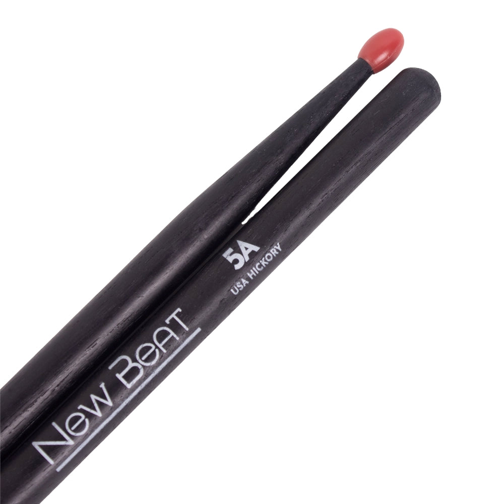 New Beat NB5ANB Baquetas 5A Punta de Nylon