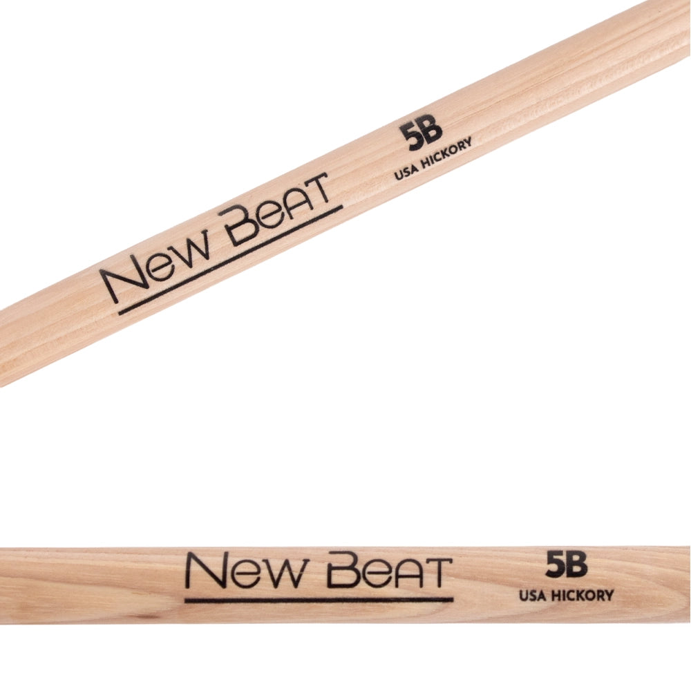 New Beat NB5BN Baquetas 5B Punta de Nylon