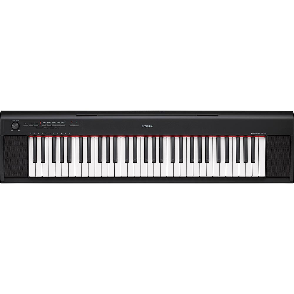 Piano digital ligero portátil 61 teclas Negro YAMAHA NP12B