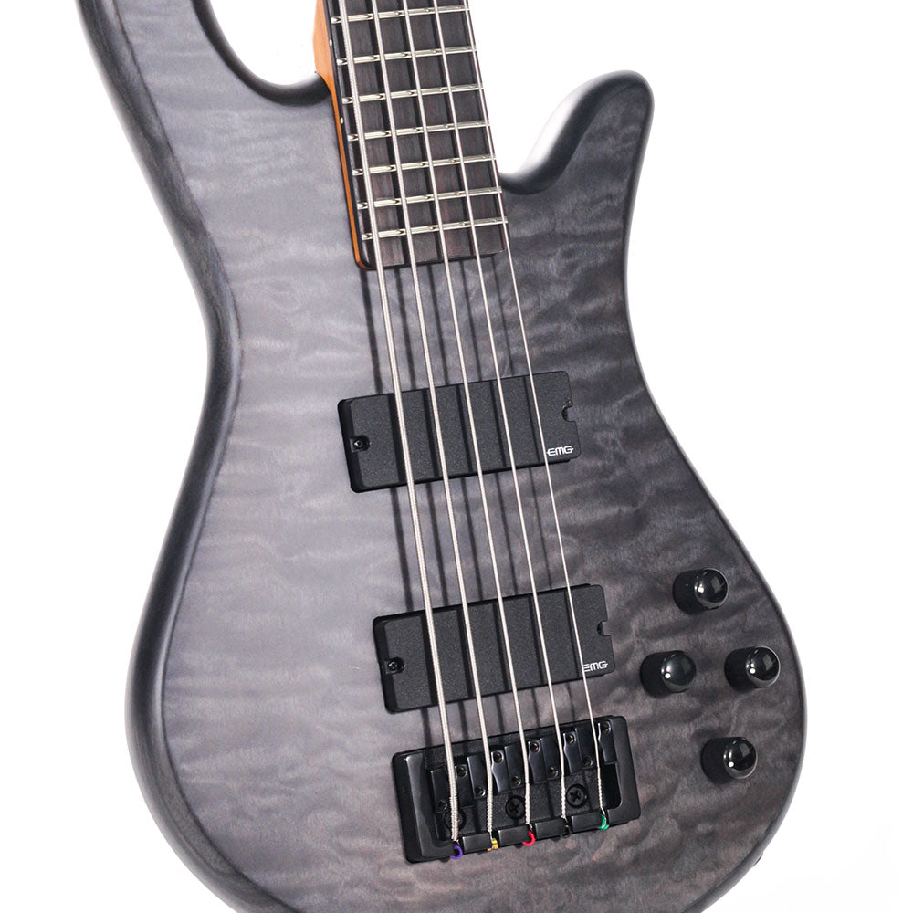 Bajo Eléctrico Spector Nspulse5bsm Negro Satin Matte 5 Cuerdas NSPULSE5BSM