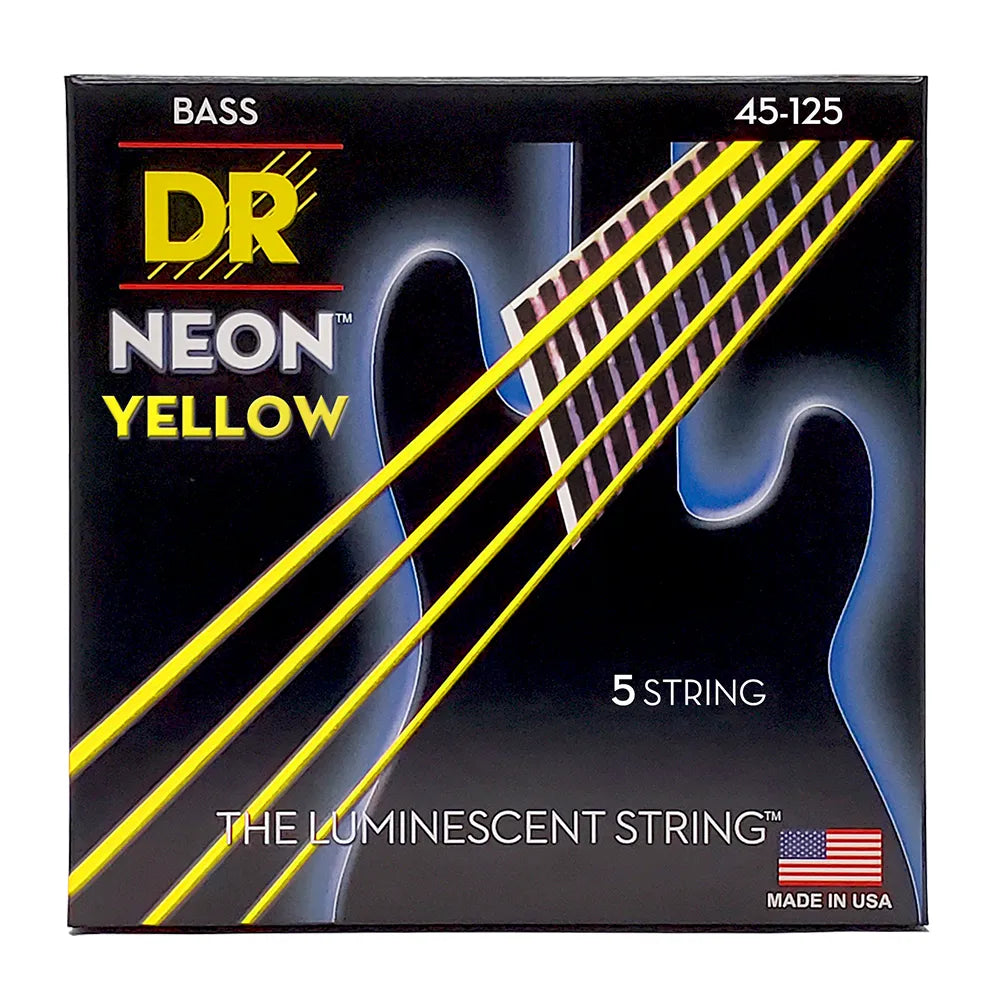 Dr Nyb545 Encordadura Bajo Eléctrico 45/125 Medium Yellow