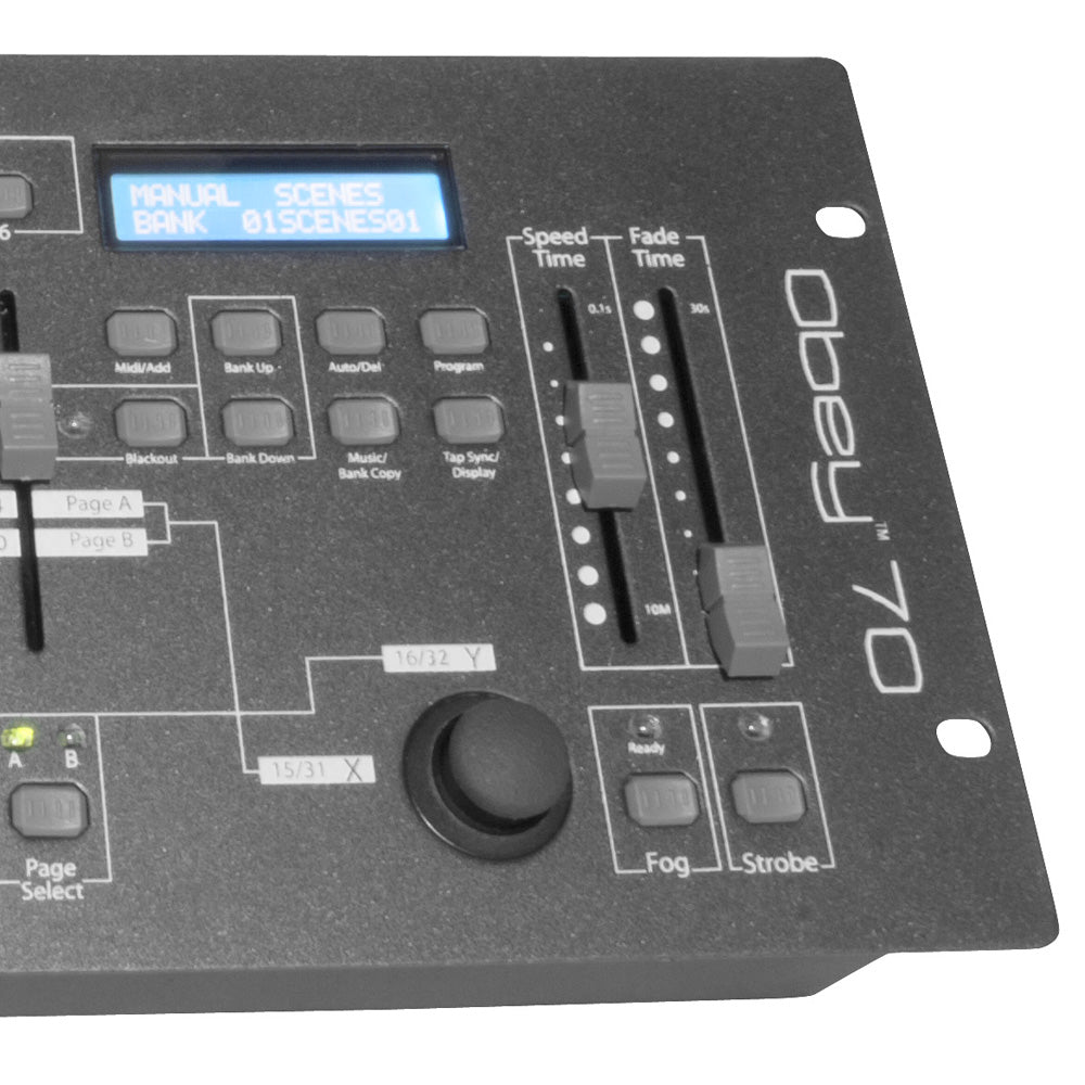 Controlador para Iluminación DMX OBEY 70