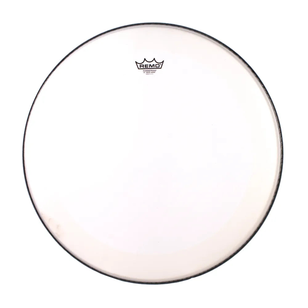 Remo P31822WS Parche 22" Powerstroke 3 Ambassador White Suede