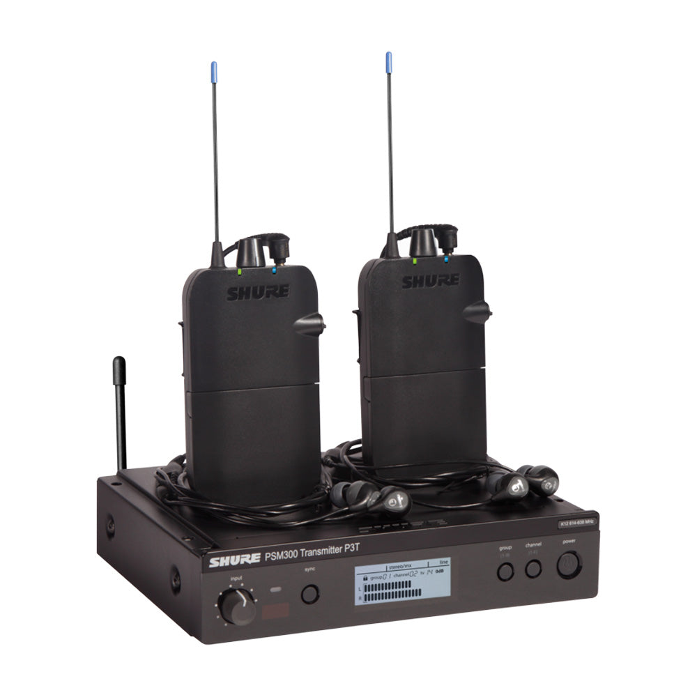Sistema Shure P3tr112tw Monitoreo Doble P3TR112TW