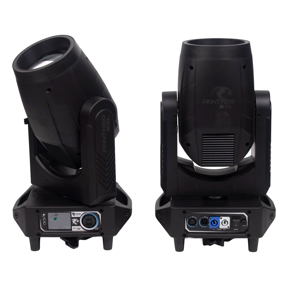 Super Bright PANTHER300L Cabeza Beam Led 300W + Aro Led RGB Estuche con 2