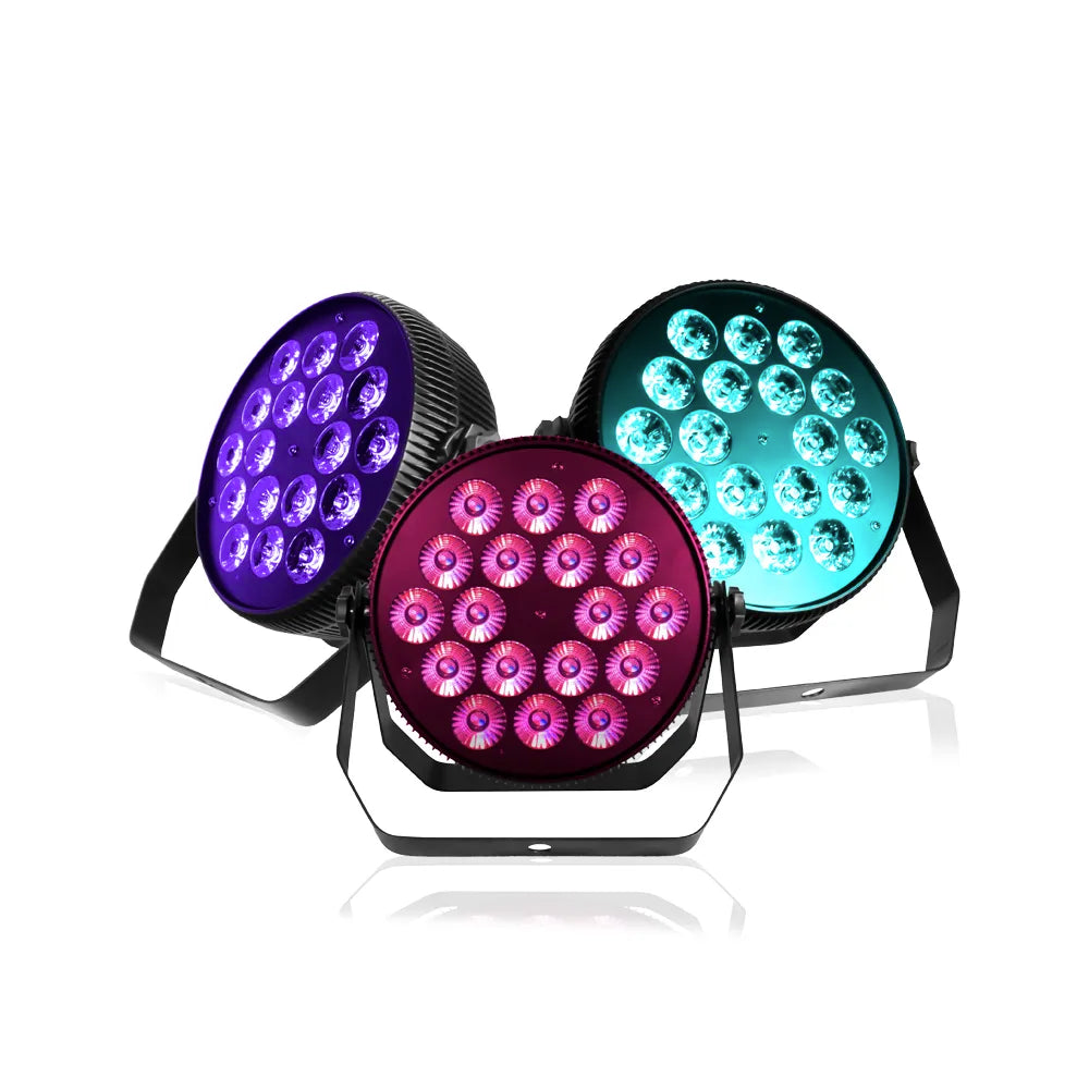 Iluminación LitePro Par180slimuv Estuche con 8 Piezas SUPERBRIGHT PAR180SLIMUV