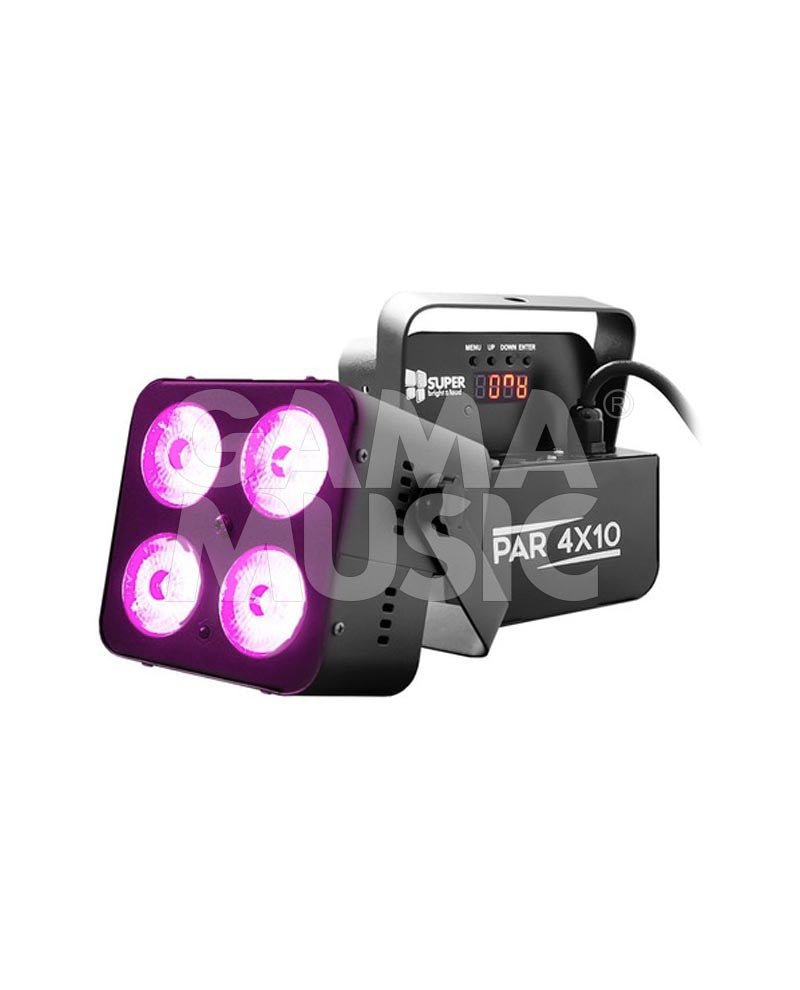 Par de 4 Leds Super Bright 10W (4 en 1) RGBW SUPERBRIGHT PAR4X10