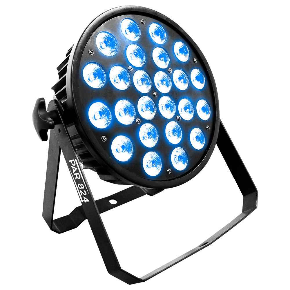 Par 80 leds super bright par824 de 8w rgb SUPERBRIGHT PAR824