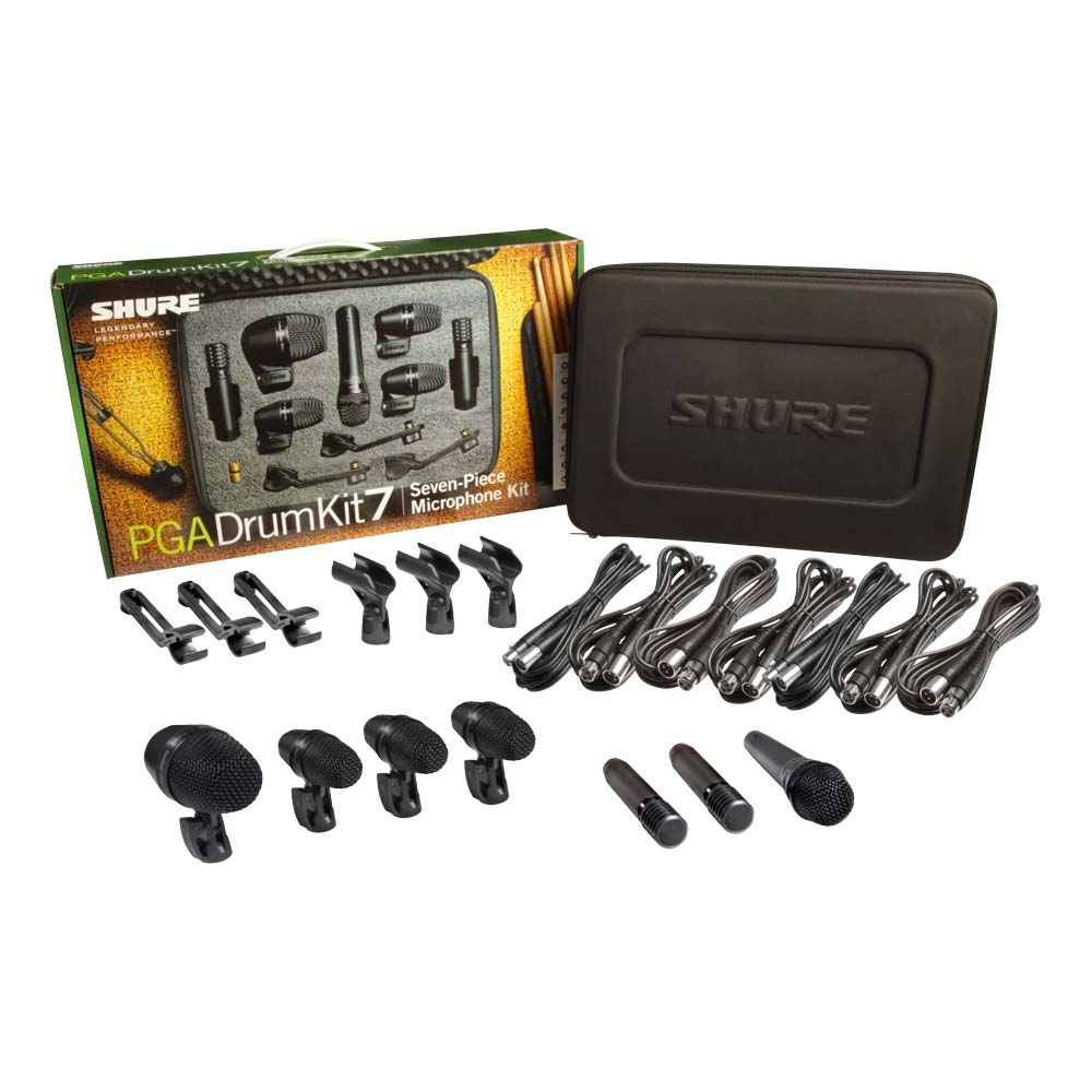 Paquete Micrófono Para Batería Shure PGADRUMKIT7