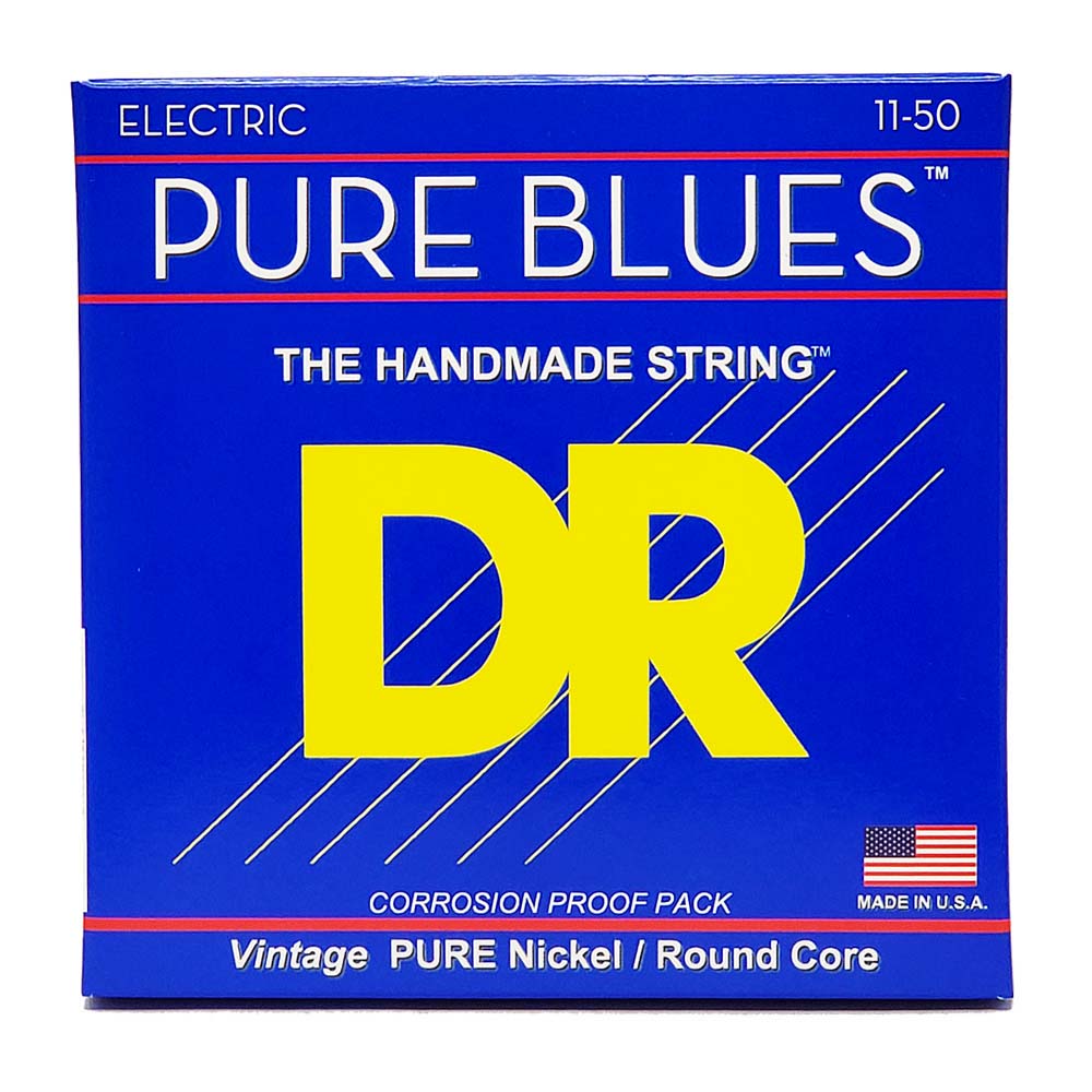 Encordadura Guitarra Eléctrica Dr Phr11 11/50 Nickel Blues PHR11