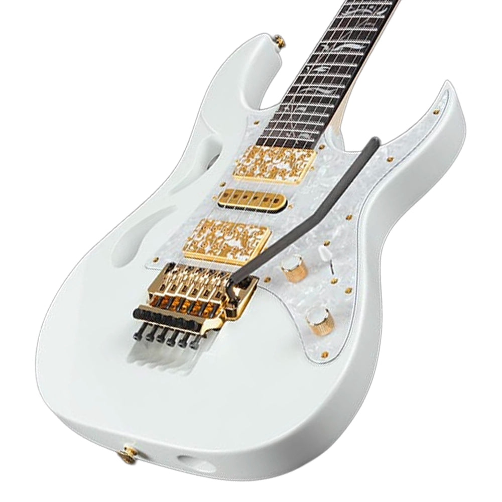 Ibanez PIA3761SLW Guitarra Eléctrica Steve Vai Blanco C/Estuche