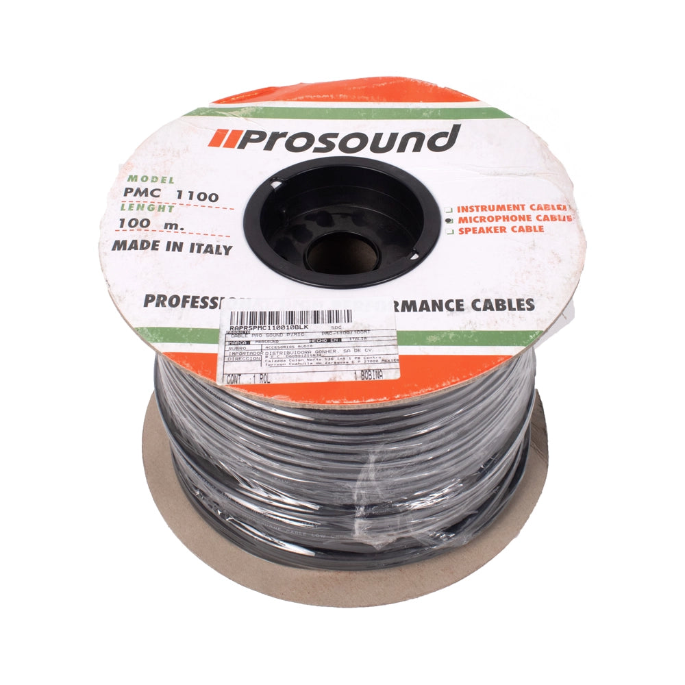 Pro Sound PMC1100 Cable para Micrófono en rollo de 100 metros