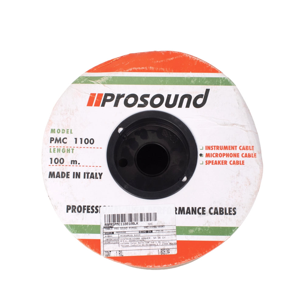 Pro Sound PMC1100 Cable para Micrófono en rollo de 100 metros