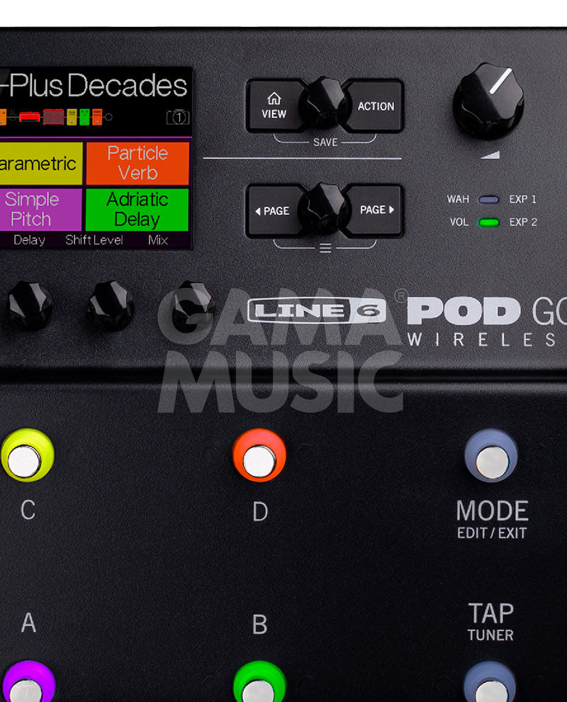 Procesador Efectos Line 6 PodGo Wireless Multiefectos PODGOWL