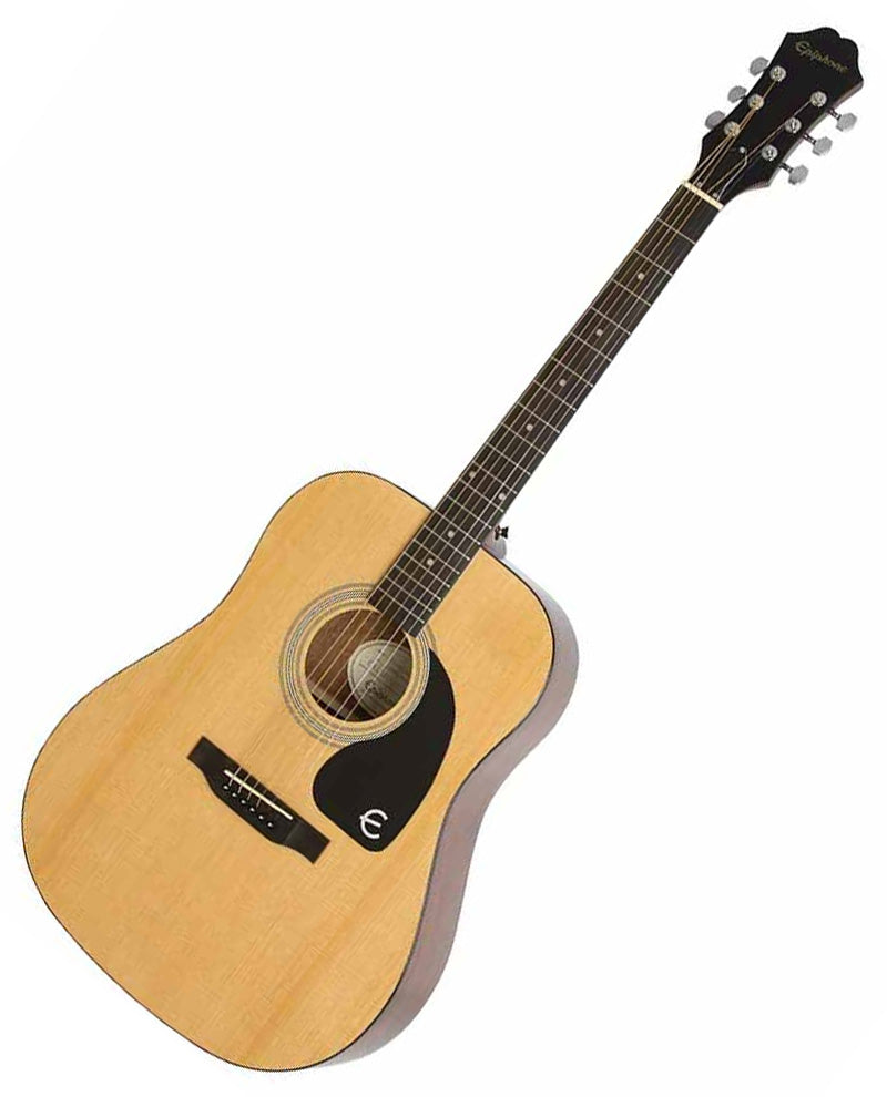 Paquete de Guitarra Acústica FT100 Natural (Incluye Funda Tahalí Púas y Afinador) EPIPHONE PPAGEAFTNACH3