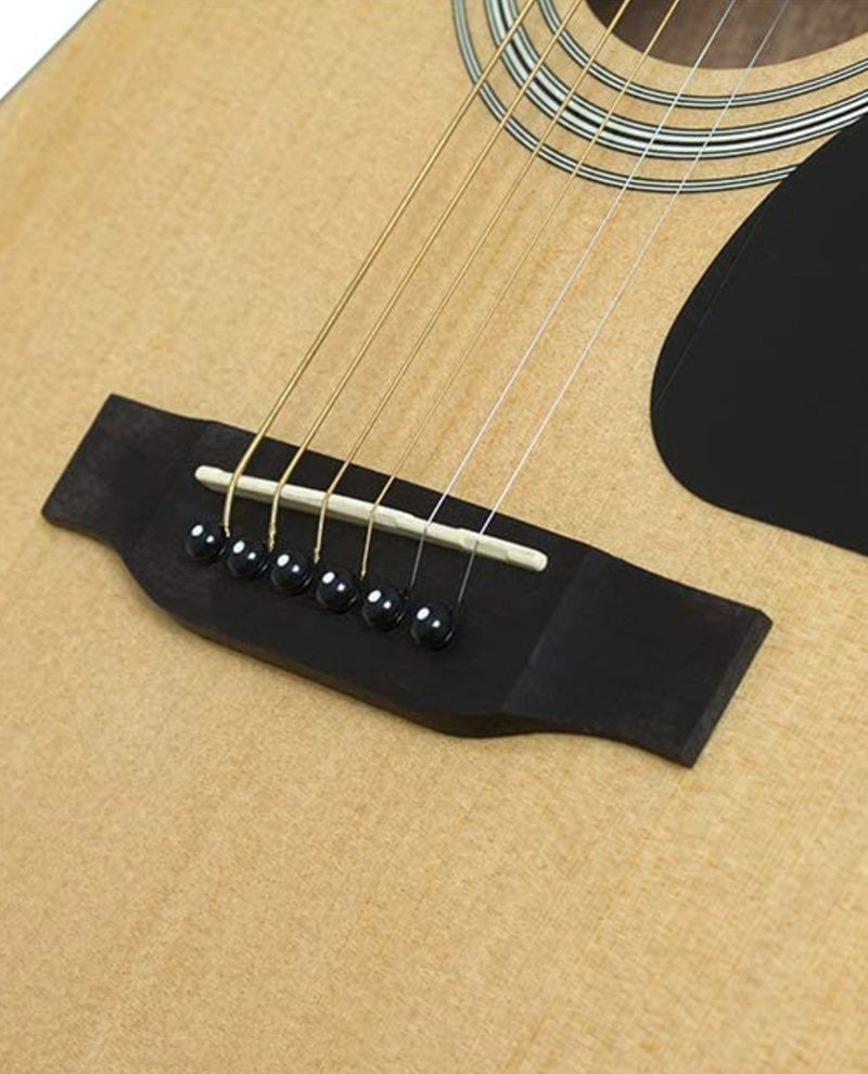 Paquete de Guitarra Acústica FT100 Natural (Incluye Funda Tahalí Púas y Afinador) EPIPHONE PPAGEAFTNACH3