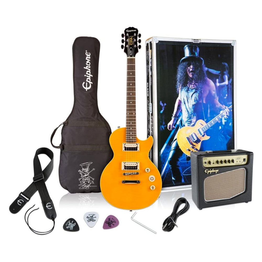 Paquete Guitarra Eléctrica Epiphone Ppgsena2aanh3us Les Paul Special Ii Performance 120 V Con Funda Correa PúasAfinador Ampl PPGSENA2AANH3US