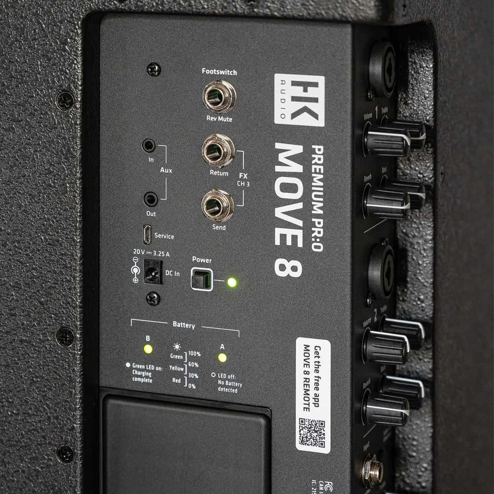 HK Audio PRMPMOVE8 con Batería y Bluetooth Premium Pro Move 8