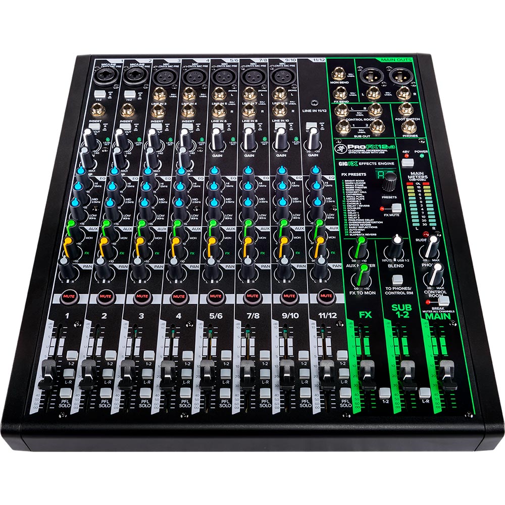 Mezcladora Mackie PROFX12V3 12 Canales con  Efectos y Usb