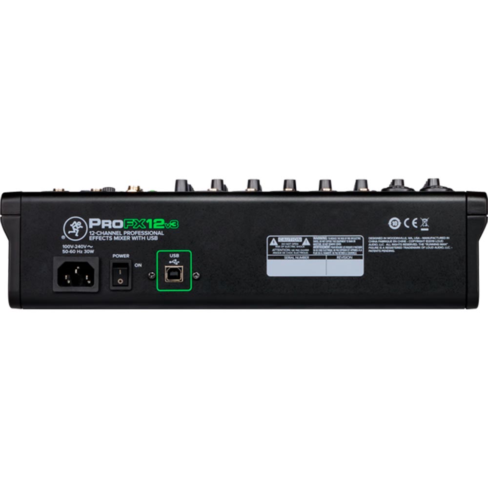 Mezcladora Mackie PROFX12V3 12 Canales con Efectos y Usb