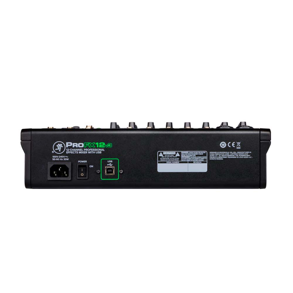 Mezcladora Mackie PROFX12V3 12 Canales con Efectos y Usb