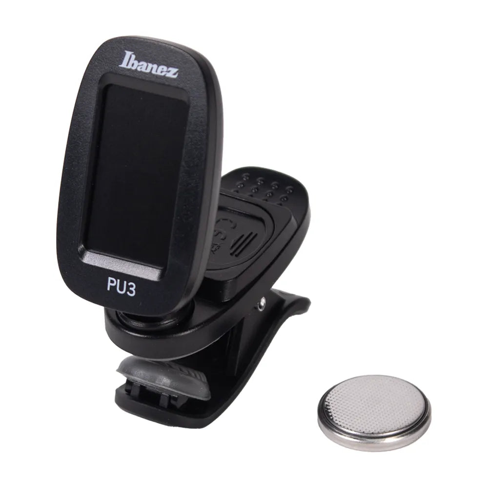 Afinador Ibanez pu3bk crom de Clip Negro PU3BK