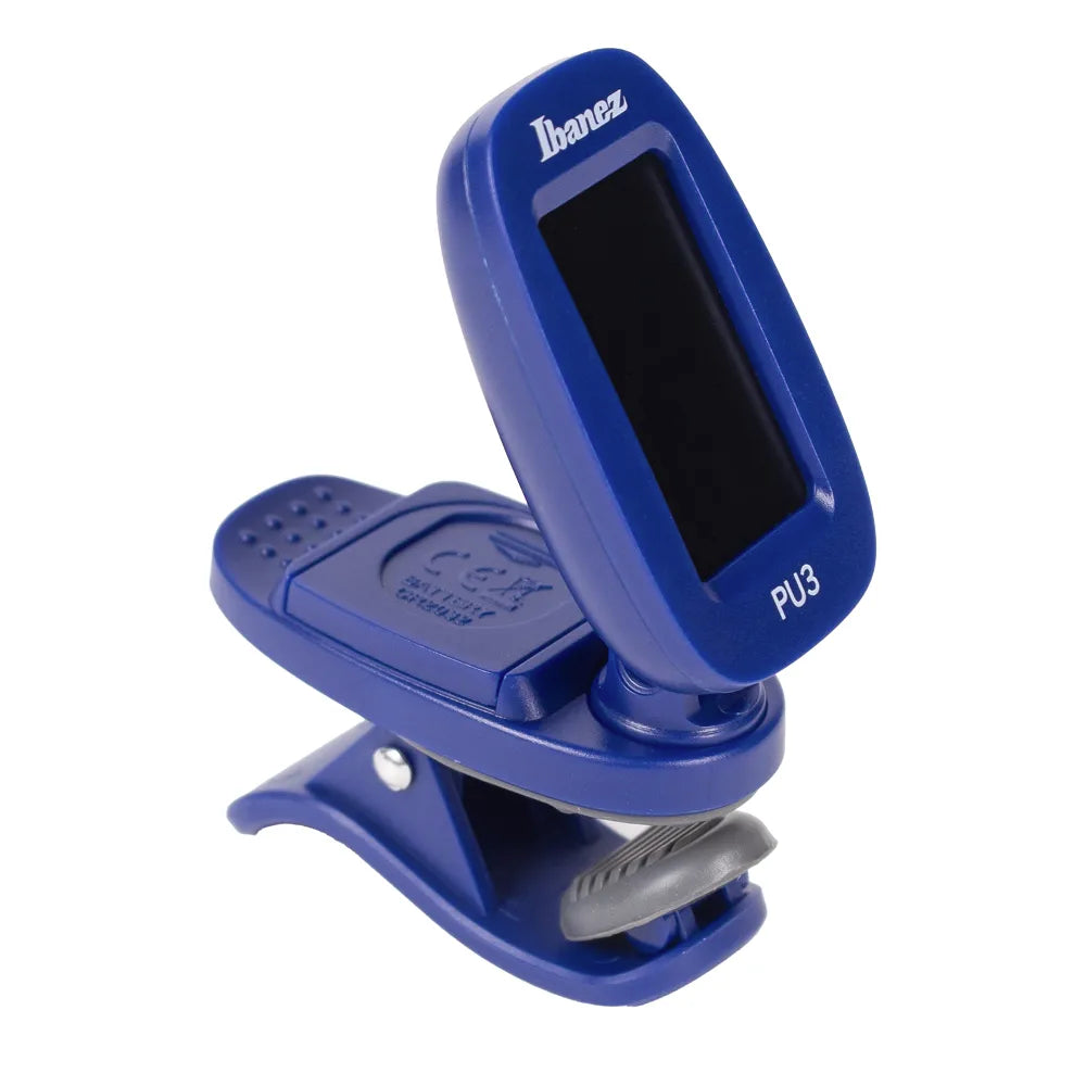 Afinador de Clip cromático Azul IBANEZ PU3BL