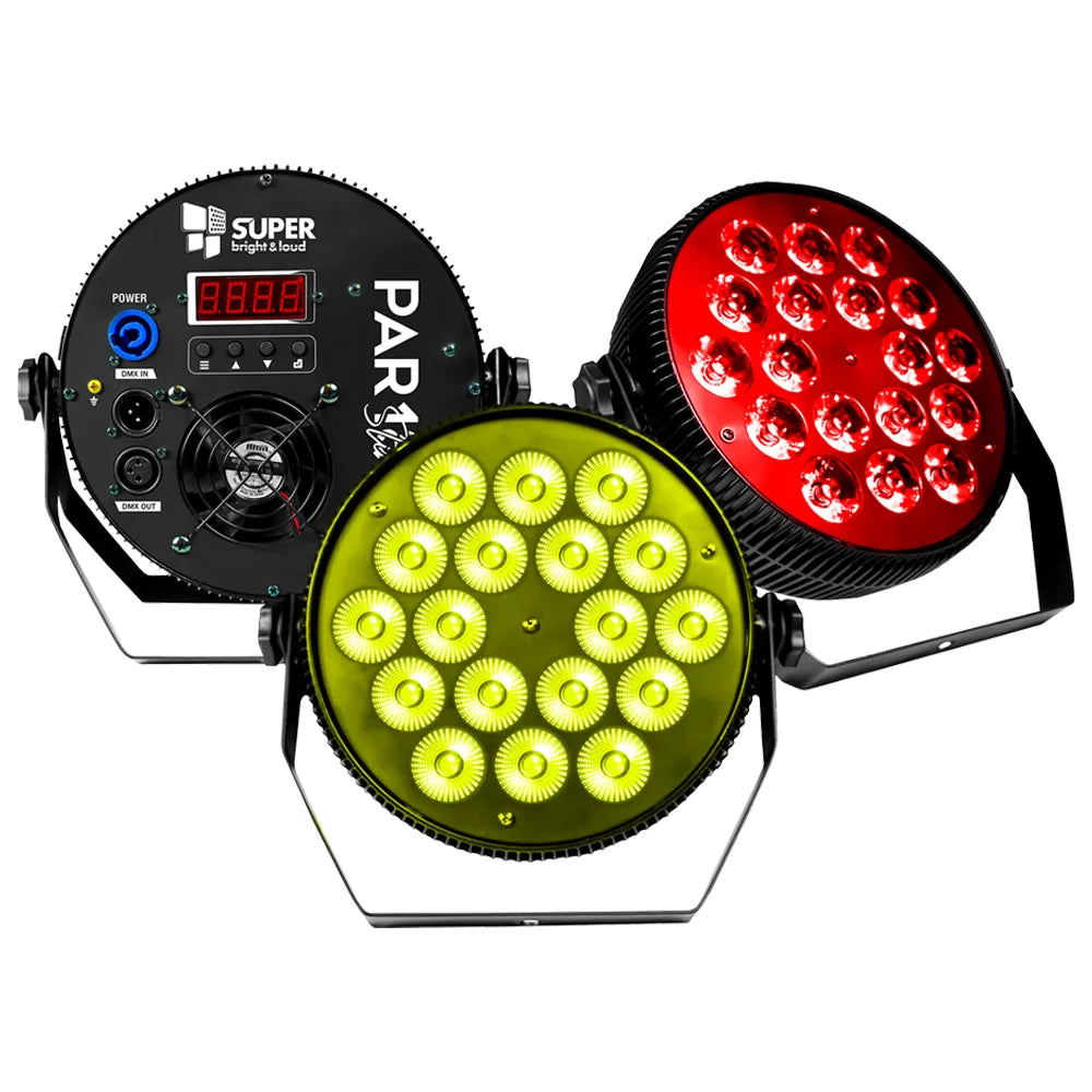 Iluminación Litepro Par180slim SUPERBRIGHT PAR180SLIM con Estuche 8 Piezas